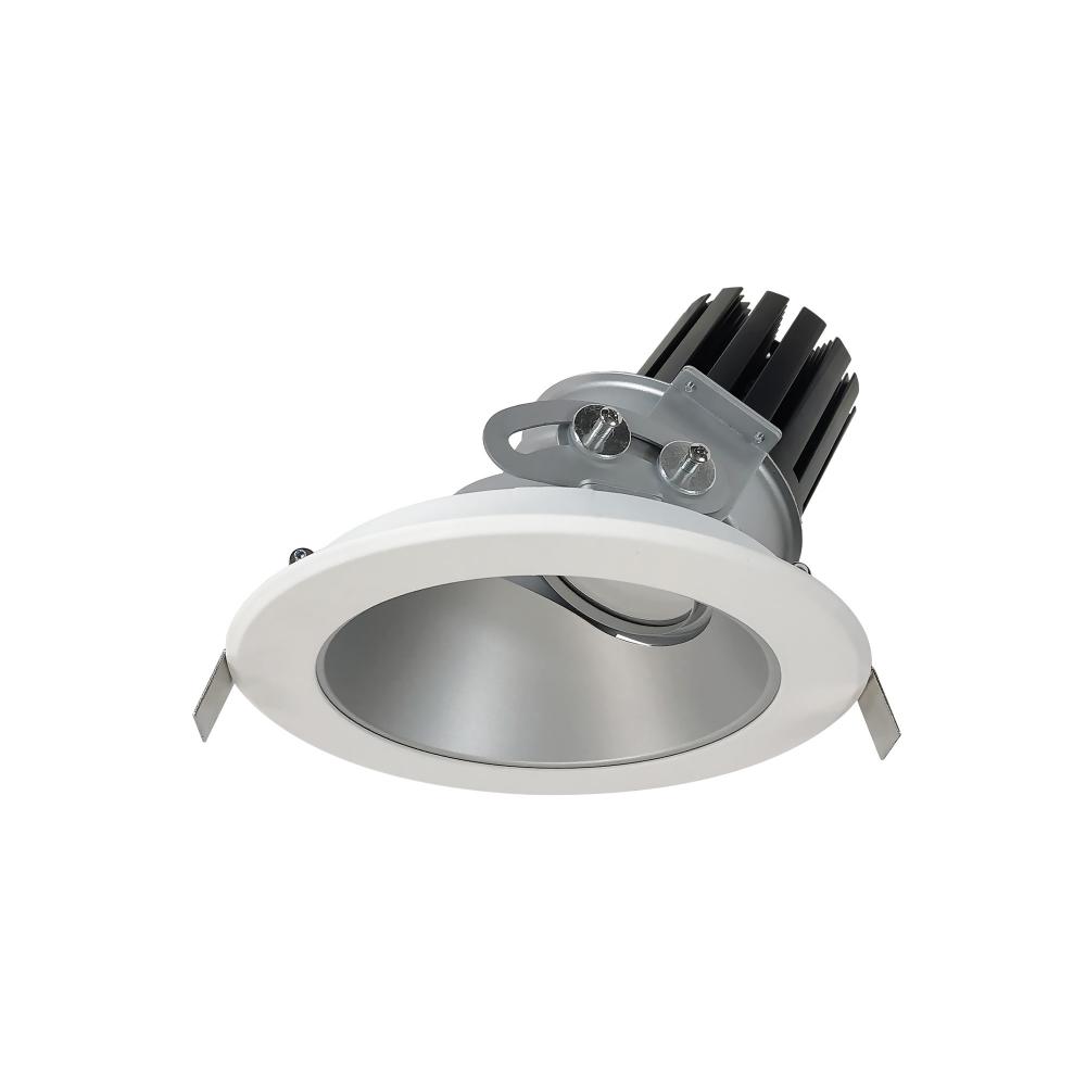 6" Sapphire III Round Adjustable Reflector, 3500lm, 3000K, Flood Optic, Haze Reflector/Matte