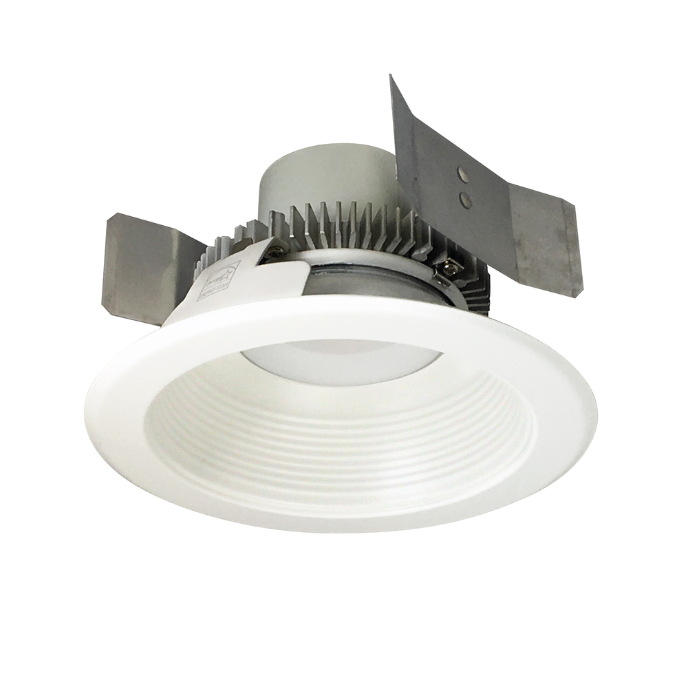 5" Cobalt Click Round Retrofit Baffle, 750lm / 10W, 3500K, Matte Powder White Baffle / Matte