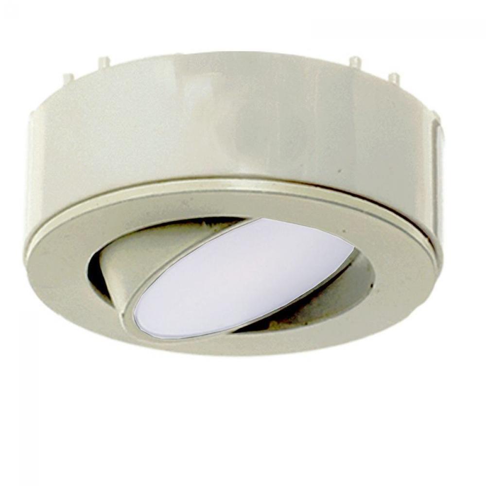 120V ADJ. 3-PACK KIT SLIM PUCK LIGHT, ETL, 4000K, BRUSHED NICKEL