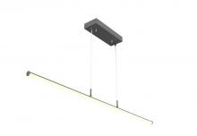 Westgate MFG C1 SDTL-6FT-25-50W-MCTP-BK - 6FT LINEAR TUBE DECORATIVE SUSP. LIGHT TUNABLE 25-50W 30/35/40K BLACK