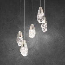 Schonbek Beyond BPD20205O-BK - Martini 5 Light LED 3000K/3500K/4000K 120V-277V Chandelier in Black with Clear Optic Crystal