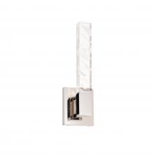 Schonbek Beyond BWS42416-BK - Baton 16in 120/277V LED Wall Sconce in Black with Optic Haze Quartz