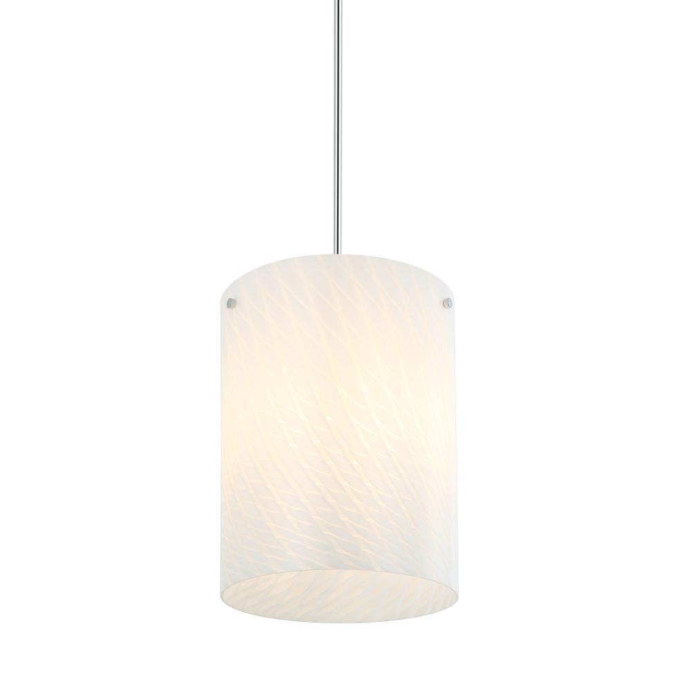 Swirled 3-Lt Pendant - Chrome