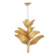 Varaluz 901C12GO - Banana Leaf 12-Lt Chandelier - Gold