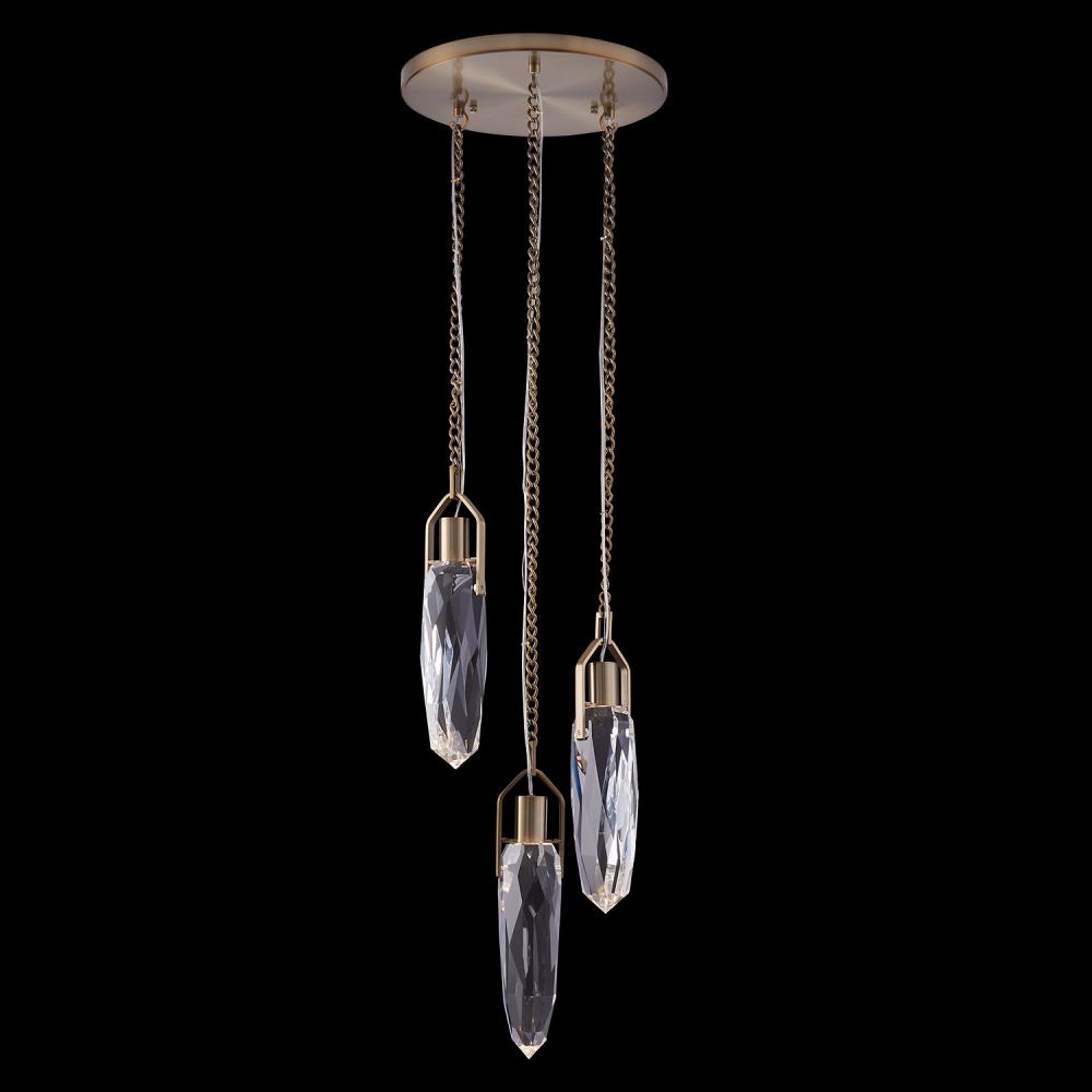 DIAMANTE 3 DROP PENDANT