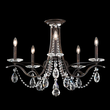 Schonbek 1870 VA8312N-22R - Vesca 5 Light 120V Semi-Flush Mount in Heirloom Gold with Radiance Crystal