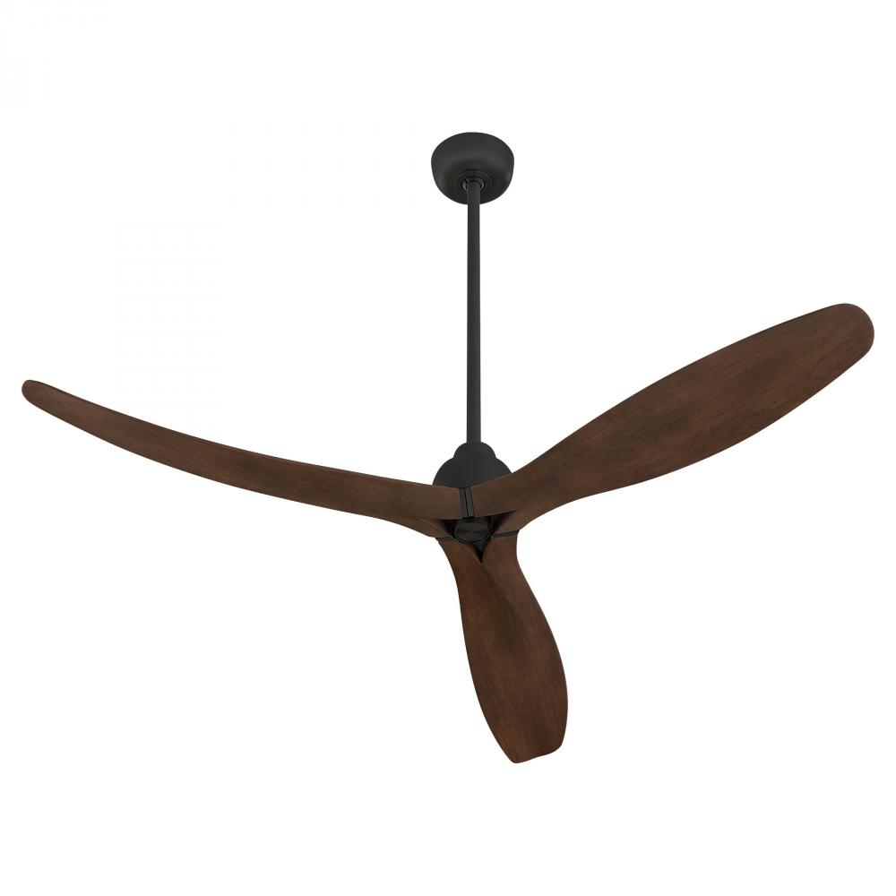 Bora Bora 62" Ceiling Fan Black - Walnut