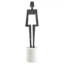 Cyan Designs 11501 - Beatrice Sculpture Designed by J Kent Martin White & Black