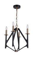 Craftmade 55534-FBSB - 4 Light Foyer