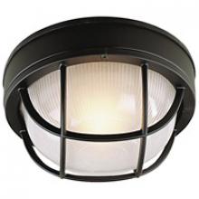 Craftmade Z394-TB - Round Bulkhead 1 Light Small Flush/Wall Mount in Textured Black