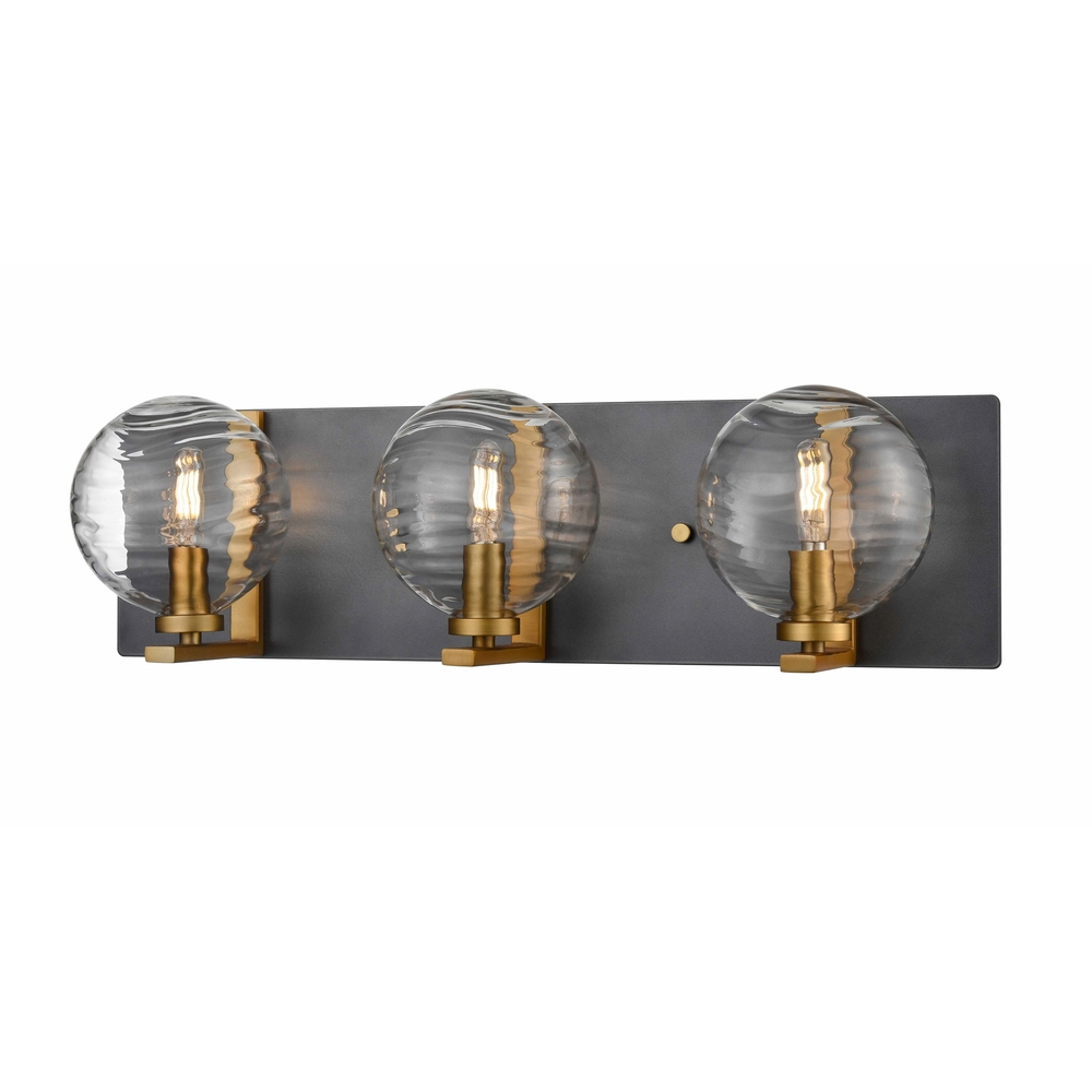 TROPEAL 3 LT BATH. VANITY BRASS AND GR.