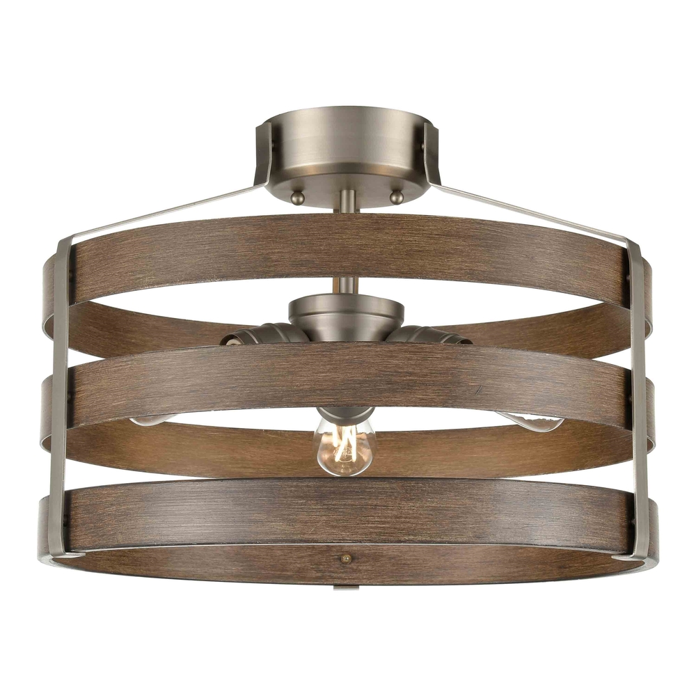 FORT GARRY 3 LT SEMI FLUSH