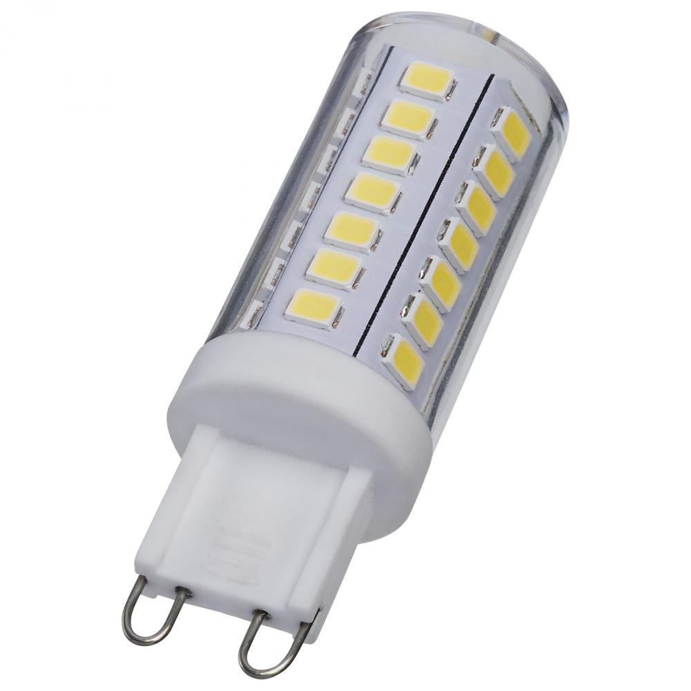 5 Watt Mini LED; G9 Base; 5000K; Clear Finish; 120 Volt