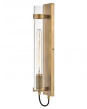 Hinkley Merchant 37852HB-LL - Large Tall Single Light Sconce