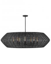 Hinkley Merchant 40386BLK - Extra Large Drum Chandelier