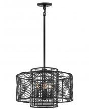 Hinkley Merchant 41063BLK - Large Convertible Pendant