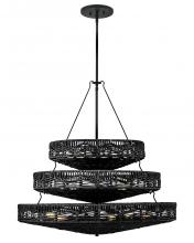 Hinkley Merchant 42308BK-BK - Medium Multi Tier Chandelier