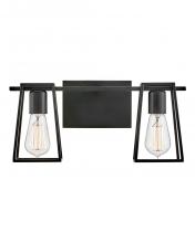 Hinkley Merchant 5162BK - Small Two Light Vanity