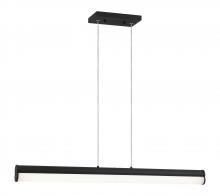 Matteo Lighting C36533MB - 33"L LED "JUNCTION" MATTE BLACK PENDANT