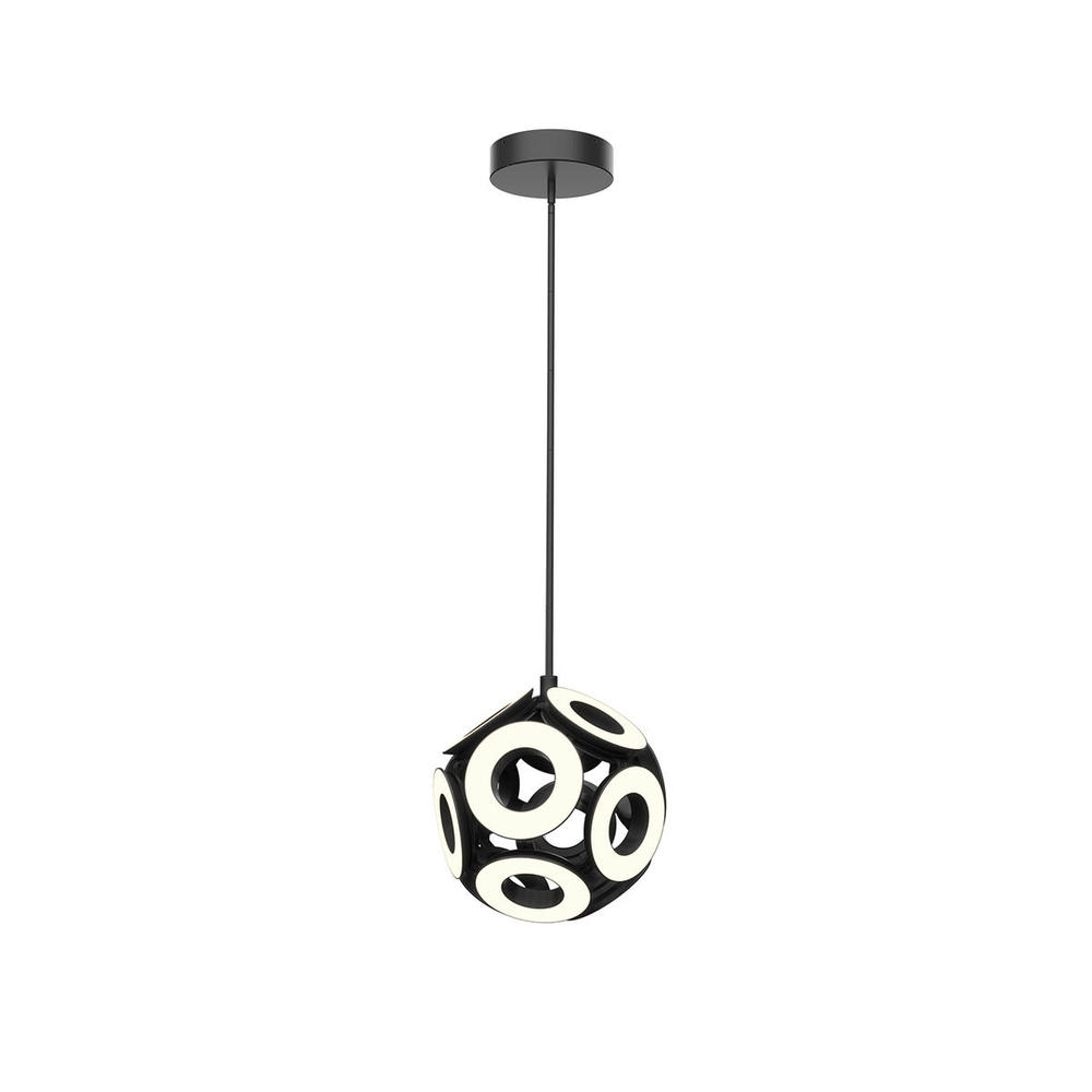 Magellan 18-in Black LED Chandelier