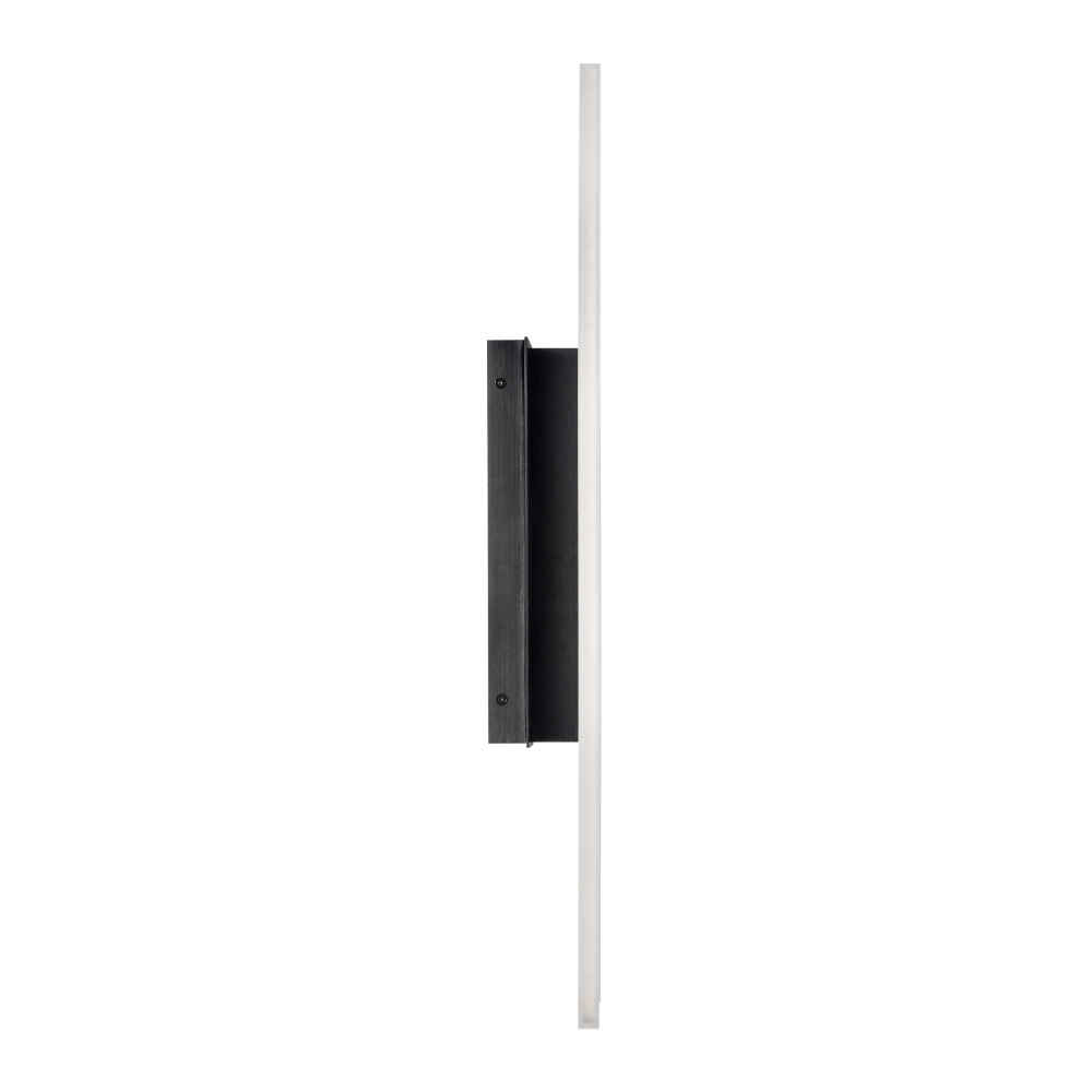 Oluk 28" Sleek Designer LED Wall Sconce in Matte Black