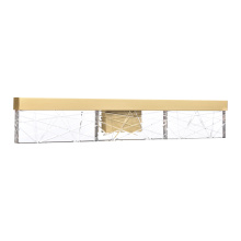 ZEEV Lighting VL11504-LED-24A-AGB - Lucus 26" LED Sleek Crystal Vanity in Aged Brass