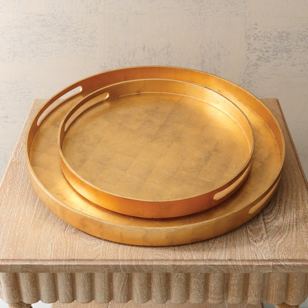 Nouveau Luxe Tray-Gold Leaf-Sm