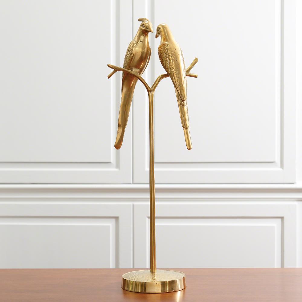 Love Birds-Brass