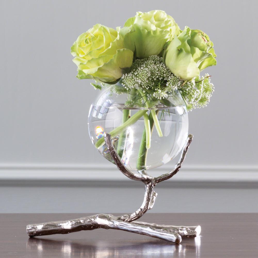 Twig Vase Holder-Nickel