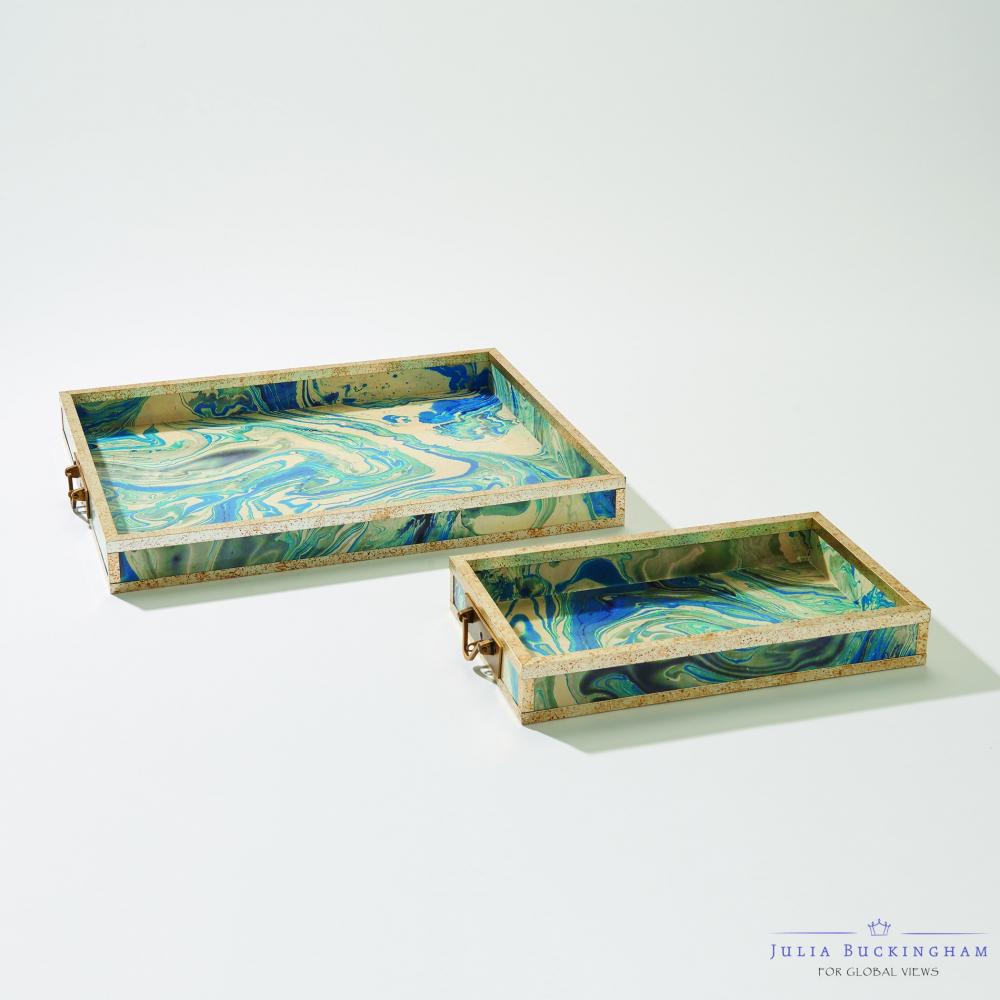 Treasure Tray-Peacock Blue-Sm