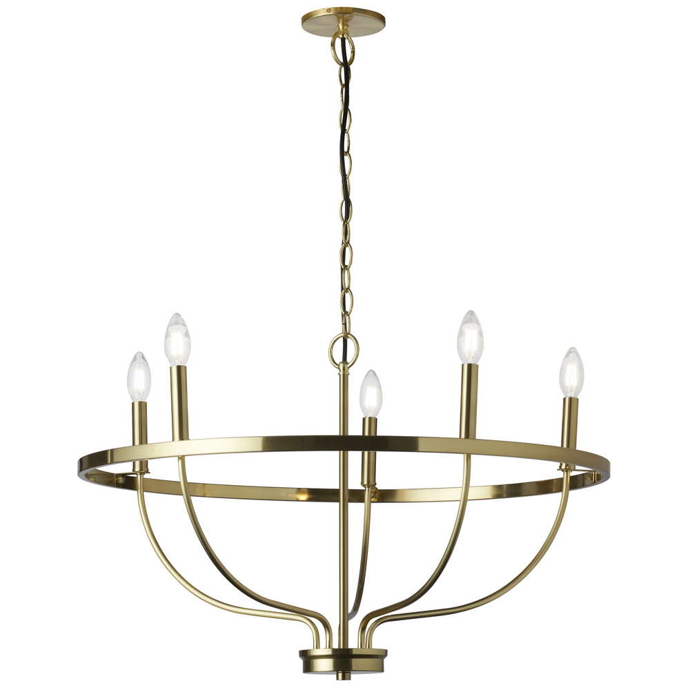 5LT Incandescent Chandelier, AGB