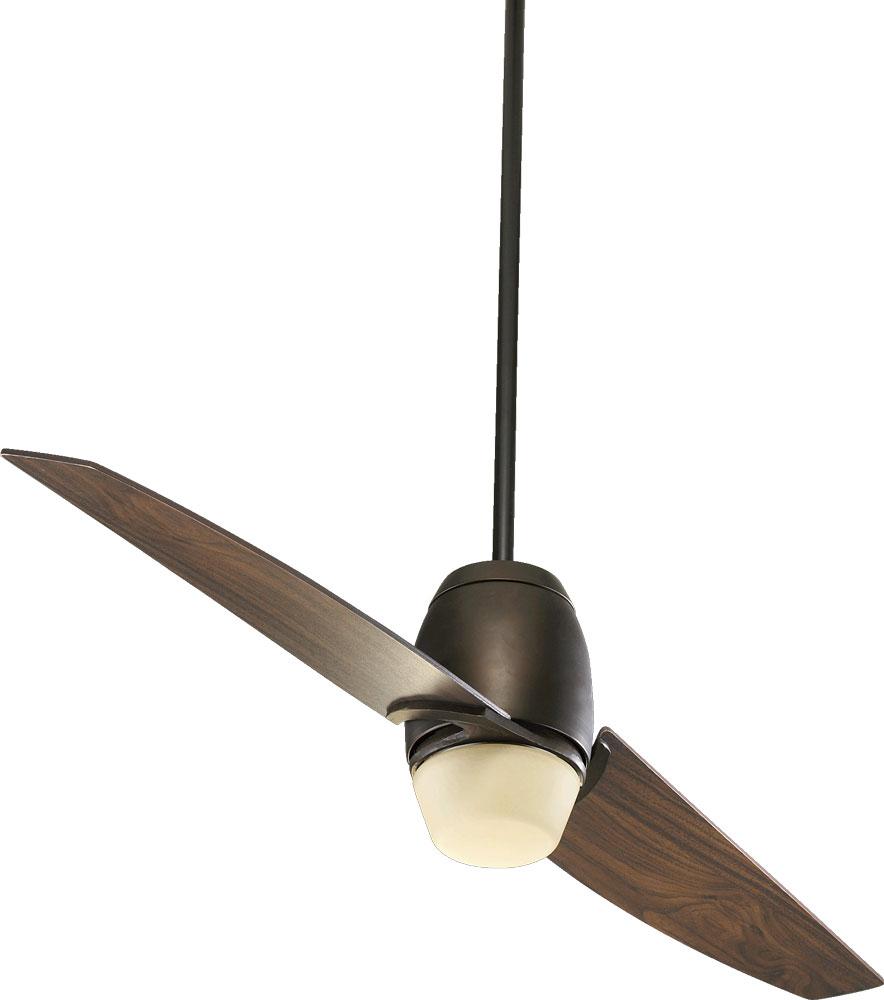 One Light Oiled Bronze Ceiling Fan