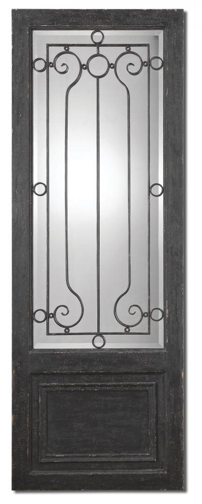 Uttermost Teulada Distressed Black Mirror