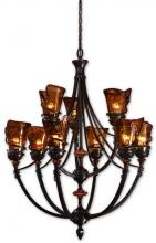 Uttermost 21228 - Nine Light Oil Rubbed Bronze Up Chandelier