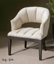 Uttermost 23084 - Bovary White Tufted Armchair