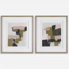 Uttermost 41453 - Uttermost Color Block Framed Prints Set/2
